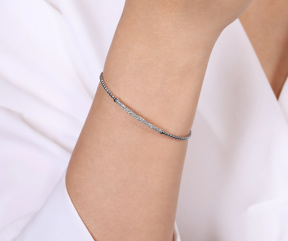 BEADED DIAMOND CUFF