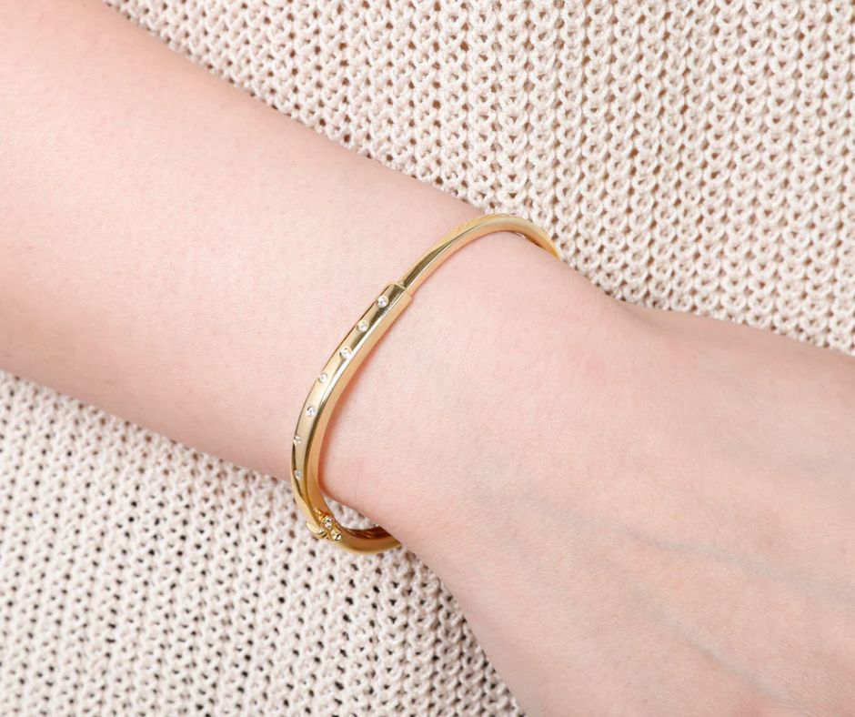 Diamond Lock Bracelet