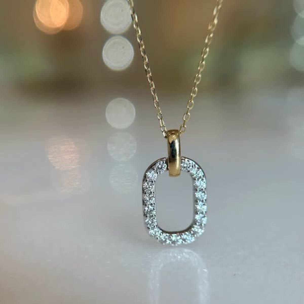 Diamond Link Pendant
