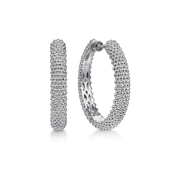 30mm Mesh Hoop Earrings