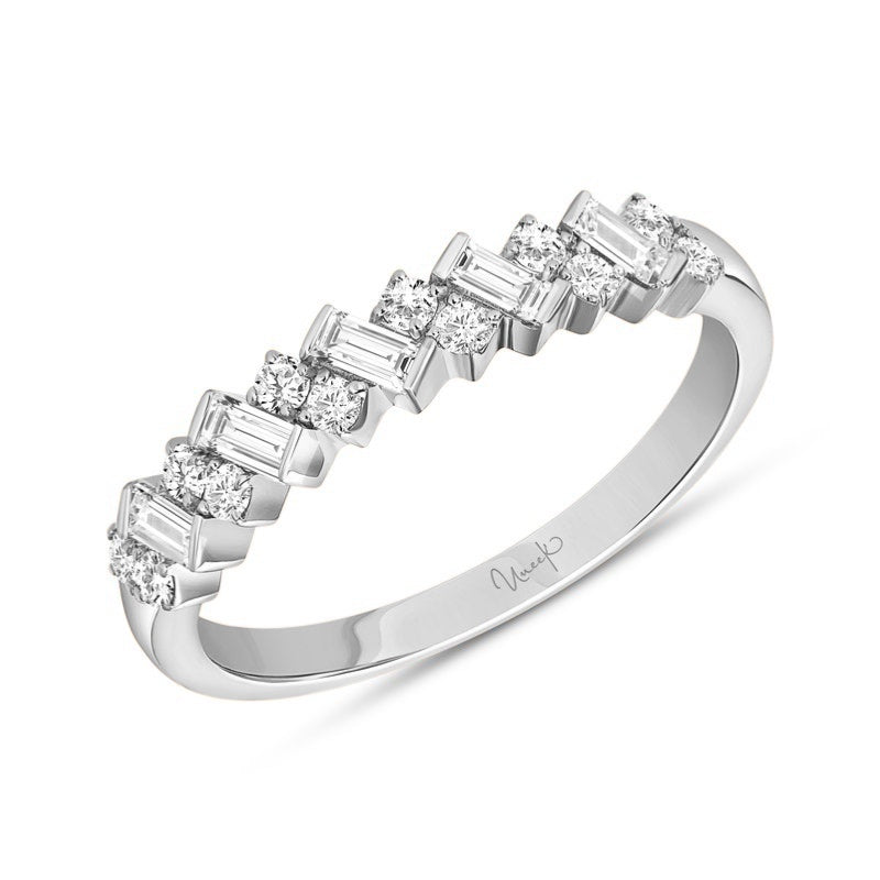 Diamond & Baguette Stackable Ring