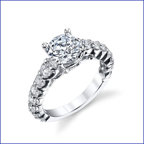 Graduating Diamond Semi Mount
