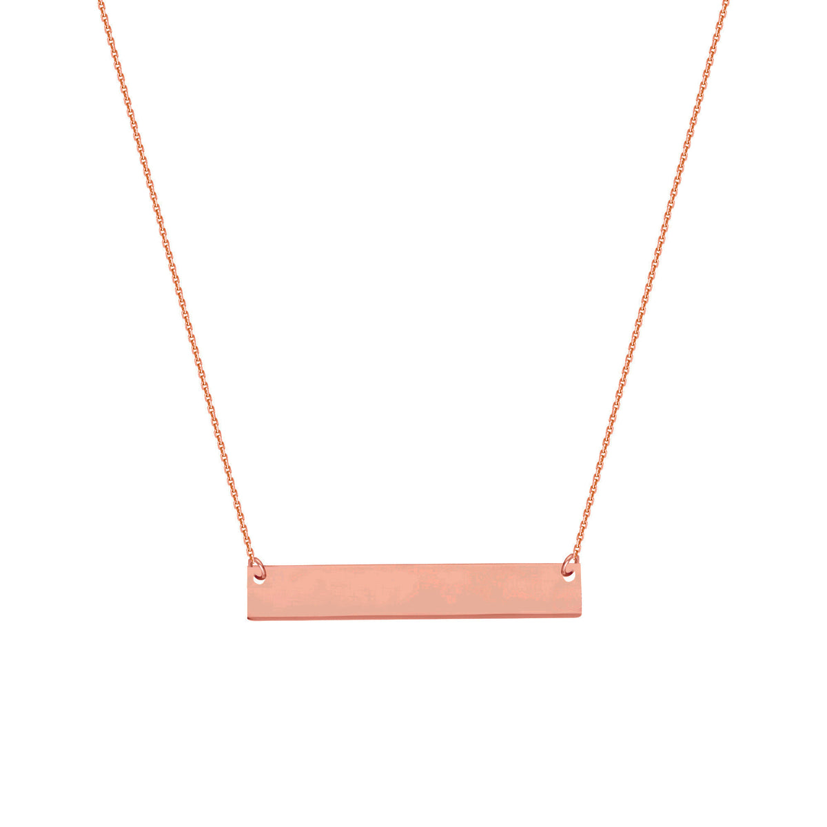 Mini Name Plate Bar Necklace
