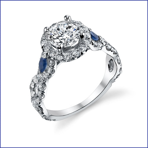 Sapphire & Diamond Semi Mount