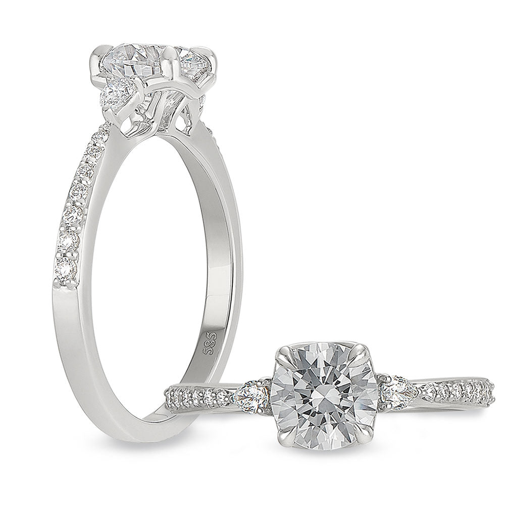 Round Diamond Semi Mount
