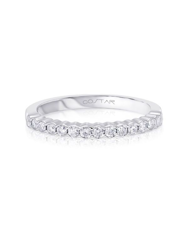 Bezel Set Diamond Band